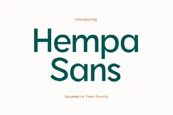 Hempa Sans Family font