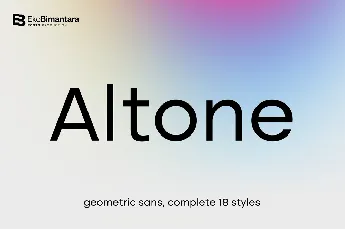 Altone Trial font