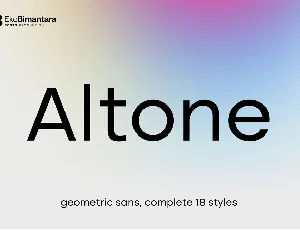 Altone Trial font