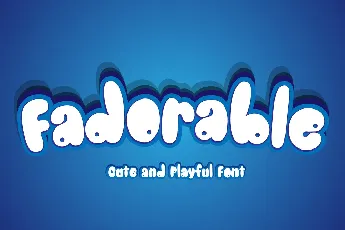 Fadorable font