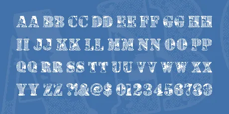 Camouflage font