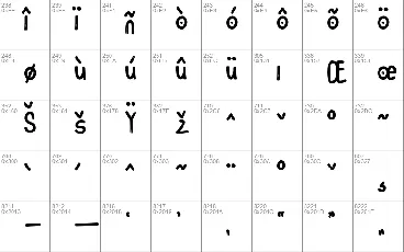 Tahuwalik font