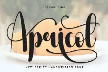 Apricot Script Typeface font