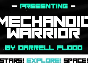 Mechanoid Warrior font