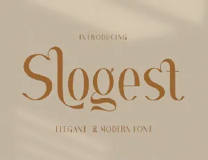 Slogest font