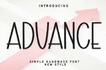 Advance Display font