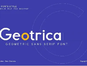 Geotrica font