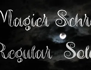 Magier Schrift font