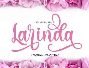 Larinda Demo font