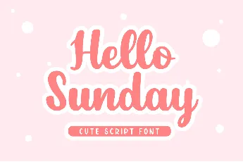 Hello Sunday font