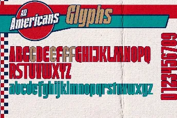 All Americans font