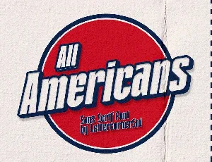 All Americans font