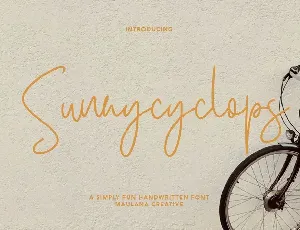 Sunnycyclops font