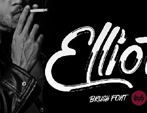 Elliot Brush font