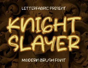 Knight Slayer font