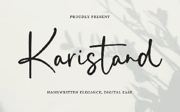 Karistand font