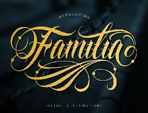 Familia Tattoo font