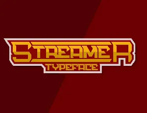 Streamer font