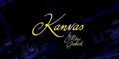 Kanvas Family font