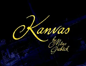 Kanvas Family font