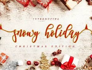 Snowy Holiday font