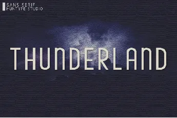 Thunderland font