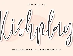 Kishplay font