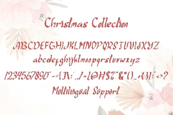 Christmas Collection font