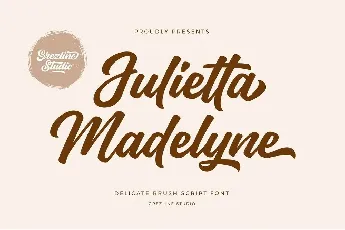 Julietta Madelyne font