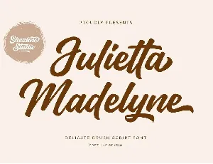 Julietta Madelyne font