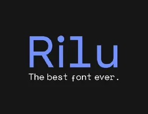 Rilu Family font