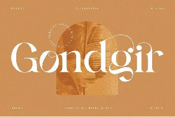 Gondgir font