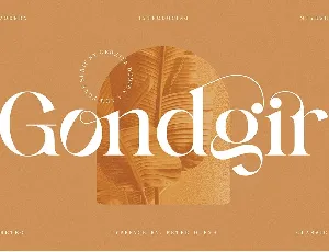 Gondgir font