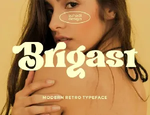 Brigast font