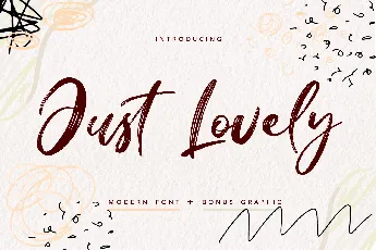 Just Lovely font