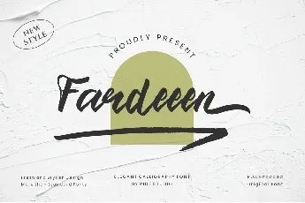 Fardeeen font