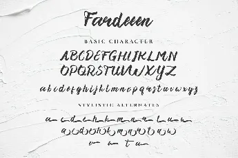 Fardeeen font