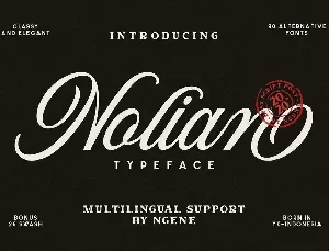 Nolian font