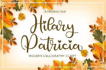 Hilary Patricia Demo font