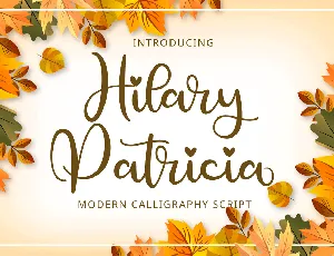 Hilary Patricia Demo font