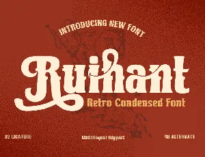 Ruihant trial font