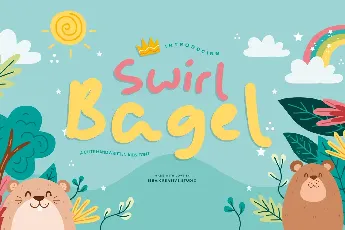 Swirl Bagel Personal Use font