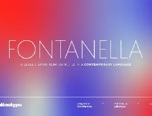 Fontanella font