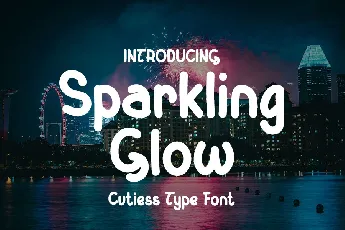 Sparkling Glow font