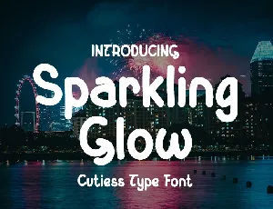 Sparkling Glow font