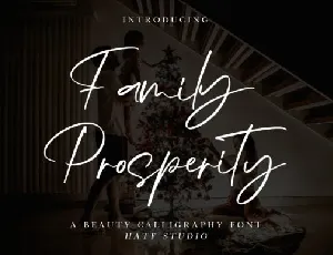 Family Prosperity font