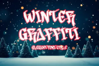 Winter Graffiti font