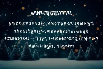 Winter Graffiti font