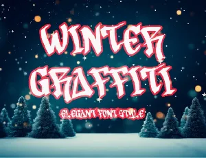 Winter Graffiti font