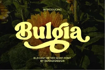 Bulgia font